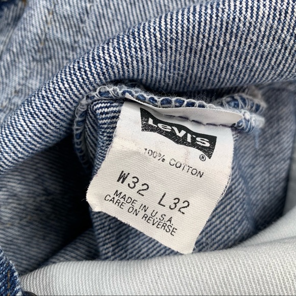 Vintage Men's Levi’s 501 Acid Washed Jeans 30x28 - Picture 6 of 10